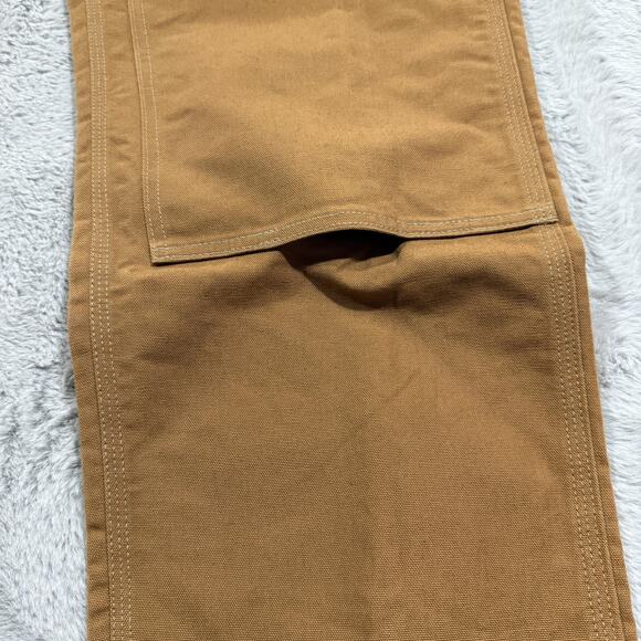 Vintage Carhartt Pants Mens 42x32 Brown B01 Loose Fit Double Knee Work USA - Picture 6 of 15